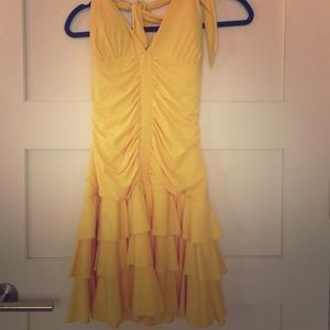 yellow xoxo dress