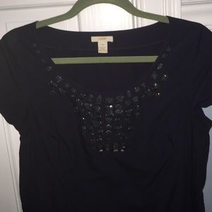 Jcrew beaded top