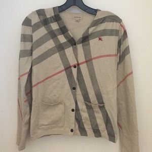 Kids Burberry cashmere blend cardigan fits XS