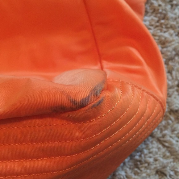 Orange nylon Dooney & Burke purse - Picture 4 of 4