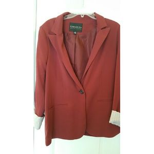 Maroon blazer