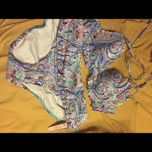 Victoria's Secret paisley bikini new