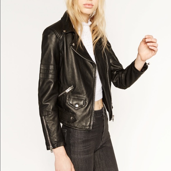 Zara Jackets & Blazers - 💥SOLD💥 ZARA LEATHER JACKET
