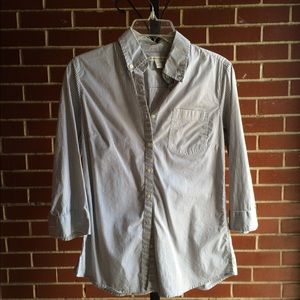 Banana Republic striped button down.
