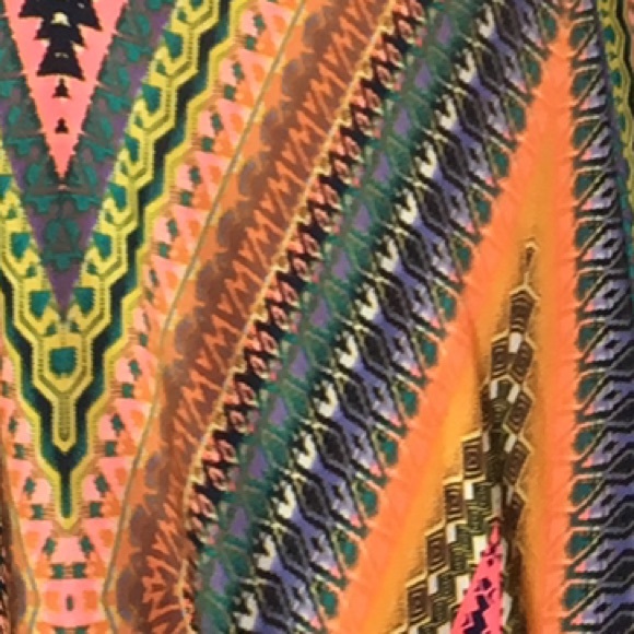 REDUCED Orange Multi Maxi Dress - Picture 4 of 4