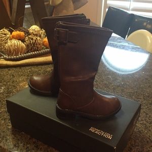 New Kenneth Cole Reaction leather toddler boots