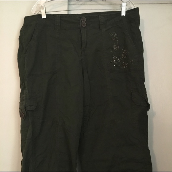 Hunter green cargo pants