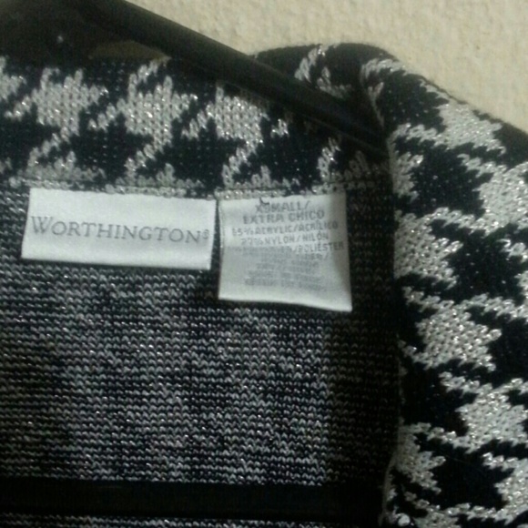 Shimmery Houndstooth Blazer - Picture 2 of 4