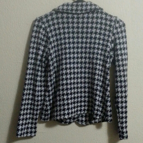 Shimmery Houndstooth Blazer - Picture 4 of 4