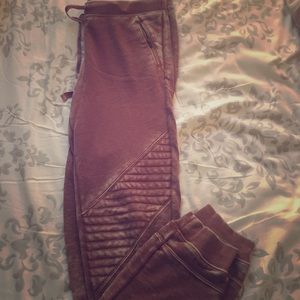 ♦️SOLD♦️Anthropologie Moto Joggers