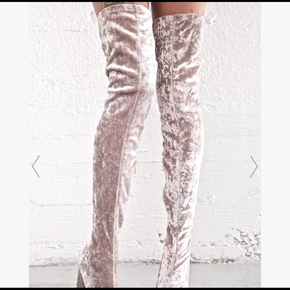 Thigh high boots