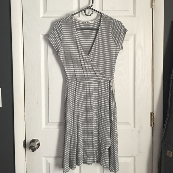 Faux wrap dress