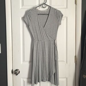Faux wrap dress