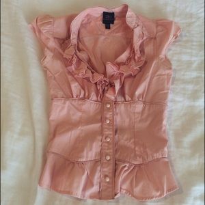 Xs bebe button up blouse