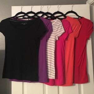 Bundle of 6 short sleeve T's