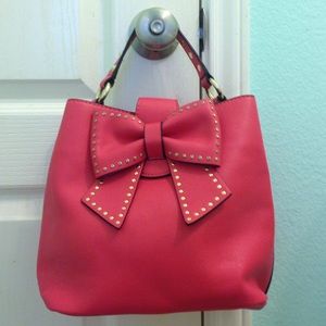 Red Betsey Johnson Bow Purse