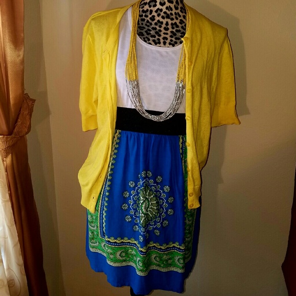 Short Illusion Dress