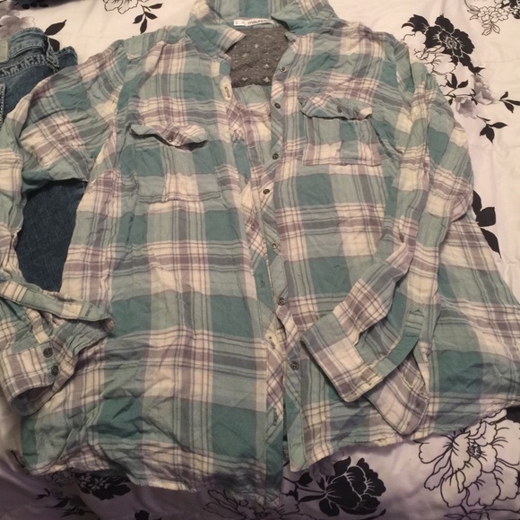 Maurices flannel plus size 2