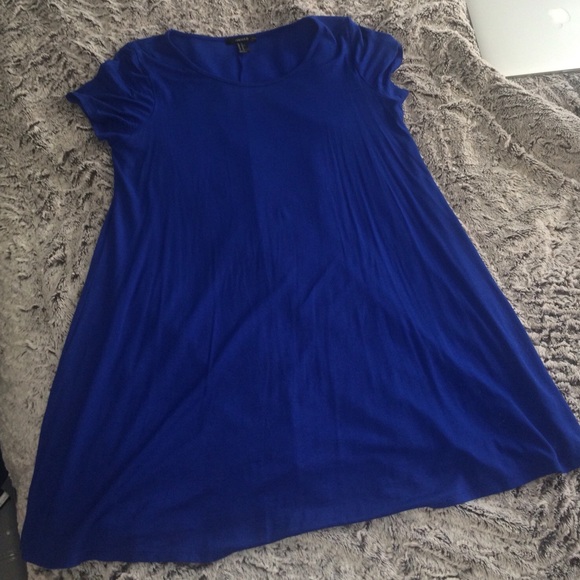 Forever 21 Royal Blue Tshirt Dress