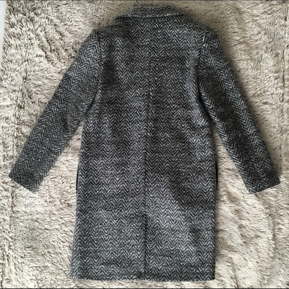 Zac Posen Boyfriend Herringbone Coat•NWT - Picture 4 of 6