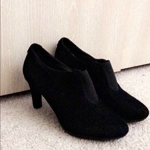 Black Suade Booties