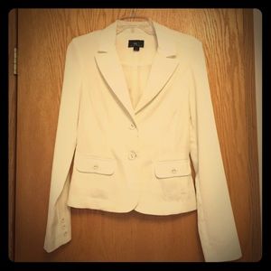 Cream colored blazer