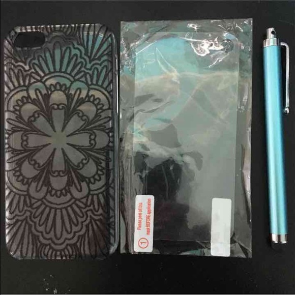 iPhone 5c Case + HD screen protector!!