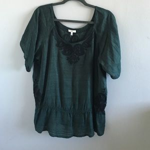 Joie Dark Green Top