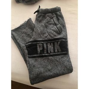 Pink sweatpants