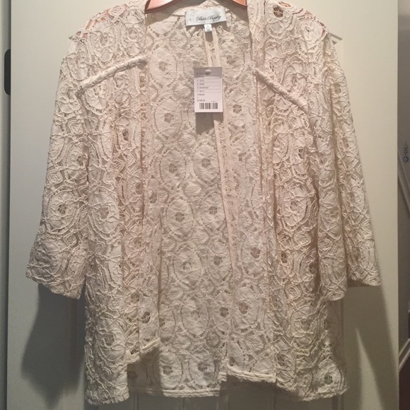 Anthropologie, Beth Bowley lace jacket NEW