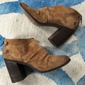 Boutique 9 Shoes - Boutique 9 Tan Suede Booties Boutique 9 Shoes - Boutique 9 Tan Suede Booties