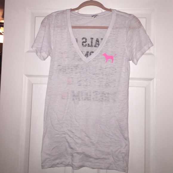 3-$15!! VIctoria's Secret PINK v-neck shirt S