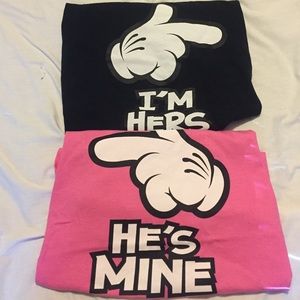Boyfriend and girlfriend shirts