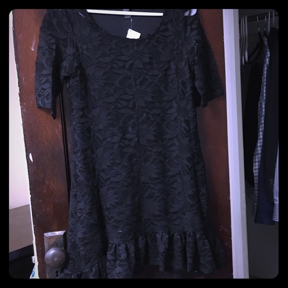 Black lace dress from Macy's Never Worn