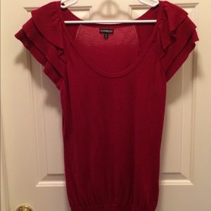 Express red sweater