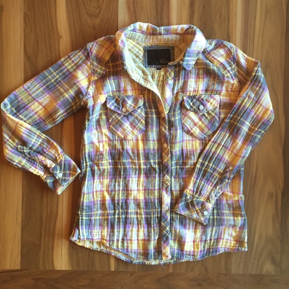 Rails Plaid Button Down