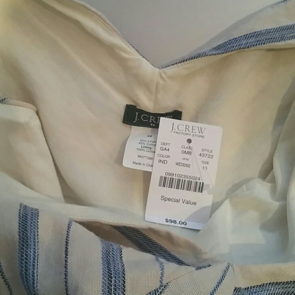 J Crew linen dress NWT - Picture 3 of 3