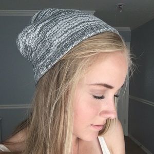 Gray Champion Knit Hat