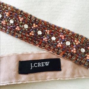 JCrew beaded velvet belt