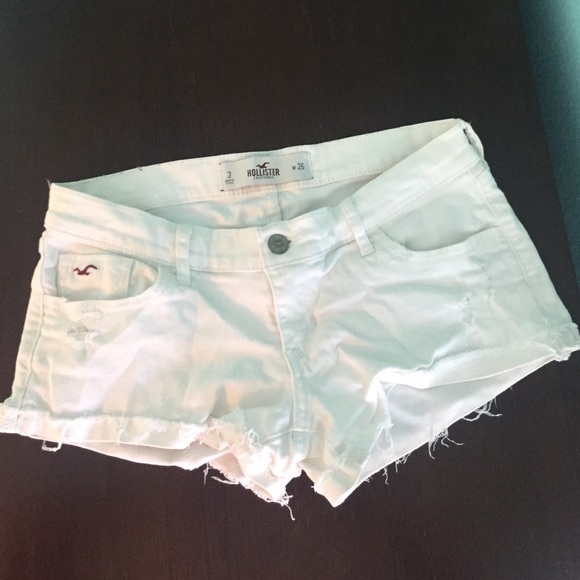HOLLISTER white Jean shorts