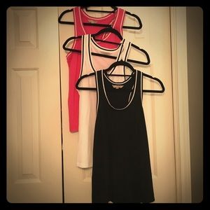 3 Banana Republic racerback tanks
