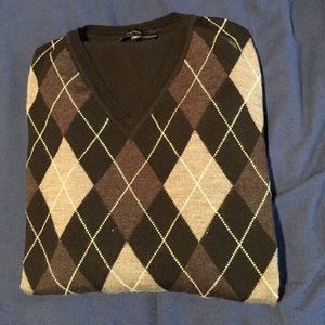 Argyle v-neck sweater Marco Fiori