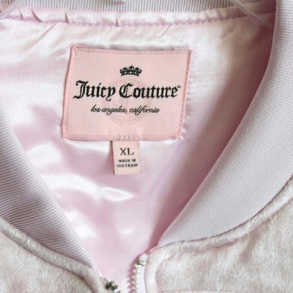 NWT Pink Velvet w/metallic puffer Jacket sz XL - Picture 4 of 4