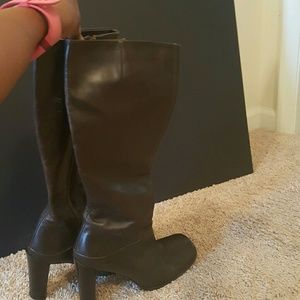 Via Spiga high heel leather boots