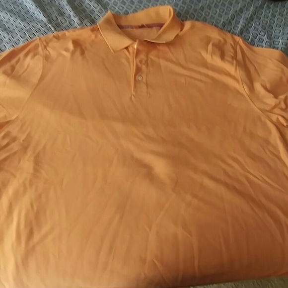 Izod solid orange polo