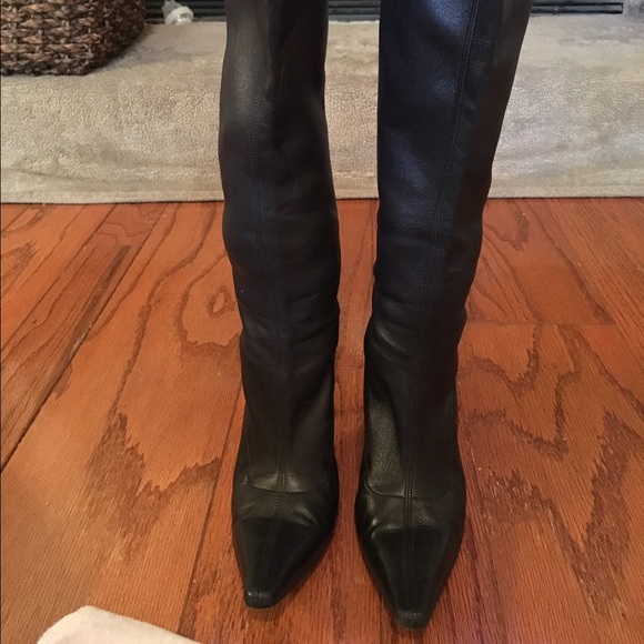 Jimmy choo leather boots