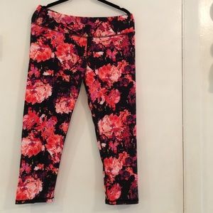 Fabletics Floral Yoga Capris