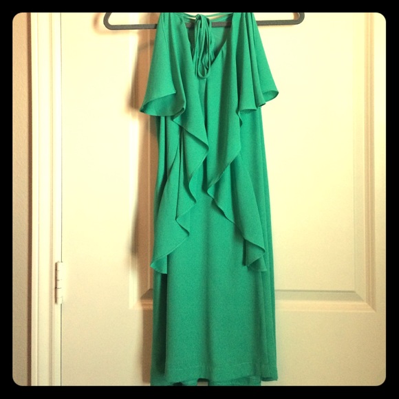Green boutique mini dress! Worn twice