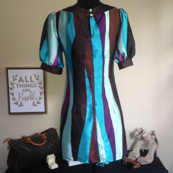 ✨Bold Mod-ish Mini Dress✨ - Picture 3 of 4