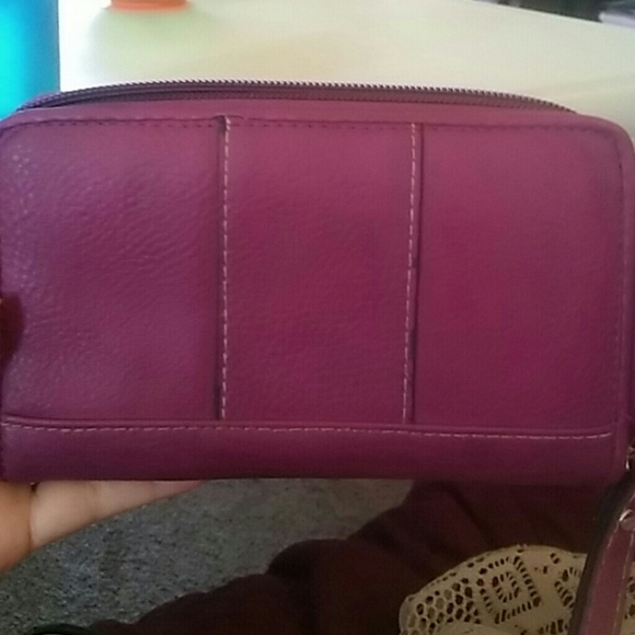 Purple wallet
